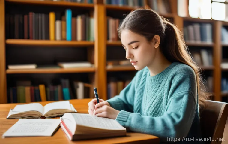 축산업 시험 준비 체크리스트 - **"Focused Study Session"**: A vibrant, highly detailed photorealistic image of a young female unive...