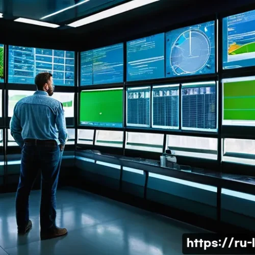 축산업 실습 장비 사용법 - **Prompt:** A wide-angle shot of a futuristic, pristine farm control room bathed in soft, natural li...